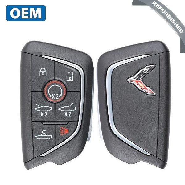 2020 Chevrolet Corvette C8 / 7-Button Smart Key / PN: 13538852 / YG0G20TB1 (Chrome Logo) (OEM)) - UHS Hardware