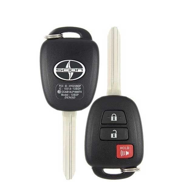 2013-2015 Scion XB / 3-Button Remote Head Key / PN: 89070-12590 / HYQ12BDP (Non Transponder) (OEM) - UHS Hardware