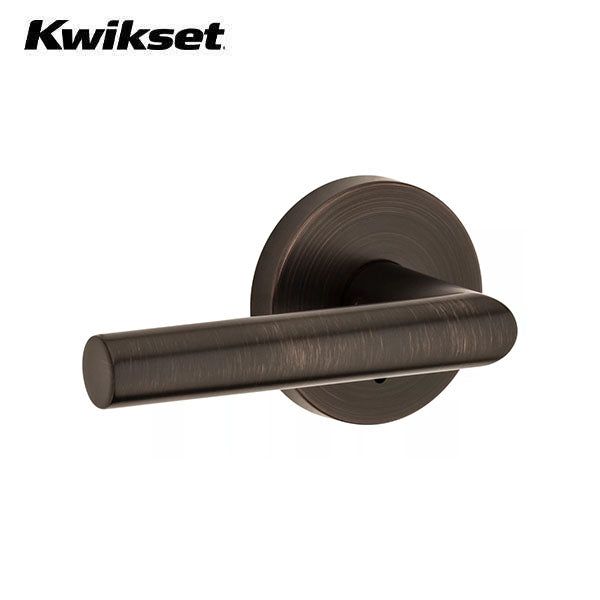 Kwikset - 9117 - Milan Privacy Lever with Round Rose - Privacy - 11P - Venetian Bronze - Grade 2 - UHS Hardware