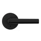 Kwikset - 9118 - Milan Privacy Lever with Round Rose - Privacy - 514 - Matte Black - Grade 2 - UHS Hardware