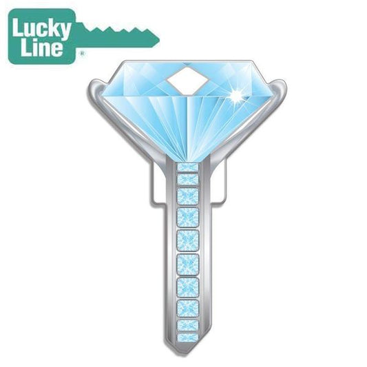 LuckyLine - B102K - Key Shapes - Diamond Ring - Kwikset - KW1 - 5 Pack - UHS Hardware