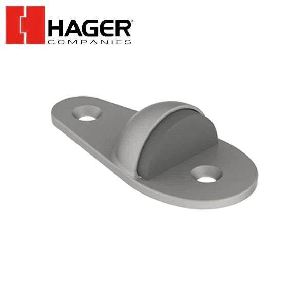 Hager - 244F - Heavy Duty Cast Floor Stop - Satin Chrome