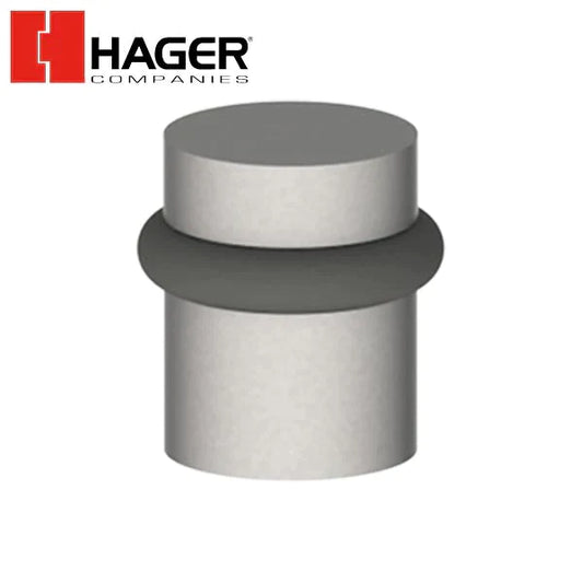 Hager - 248F - Modern Style Universal Stop - Satin Chrome