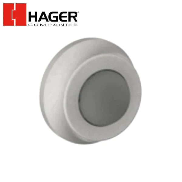 Hager - 250W - Convex Wall Stop
- Satin Chrome