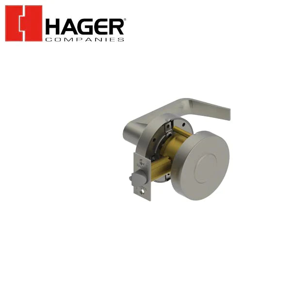 Hager - 2525 - Lever - Exit - 2-3/4" - Satin Chrome - Withnell Lever