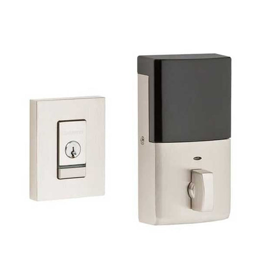 Baldwin Estate Evolved - 8220.B Contemporary Electronic Deadbolt - Singl Cyl  - Bluetooth - 150 - Satin Nickel - Grade 2 - UHS Hardware