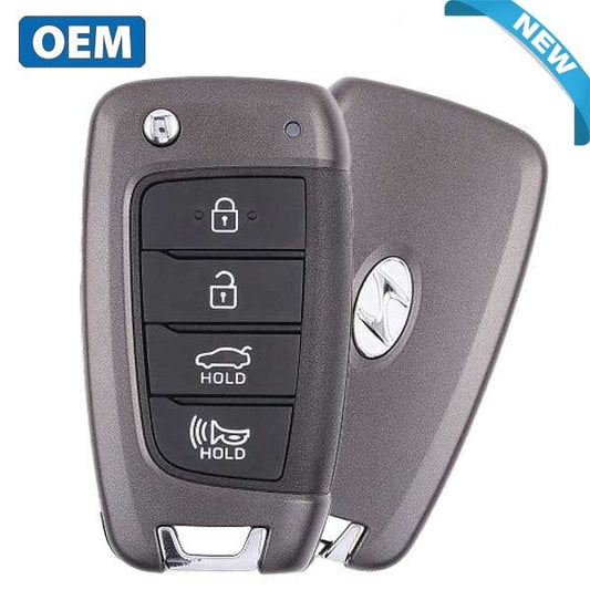 2021 Hyundai Elantra / 4-Button Flip Key Pn: 95430-Aa000 Nyombec4Tx2004 434 Mhz (Oem)