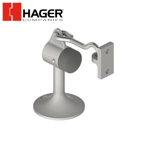 Hager - 268F - Floor Stop & Holder - Satin Chrome