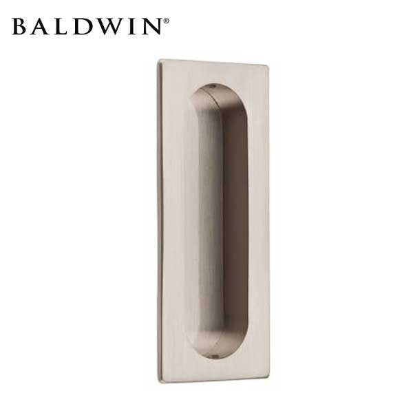 Baldwin Reserve - 9BR7013 - Solid Brass Flush Pull for Sliding Doors - 150 - Satin Nickel - UHS Hardware