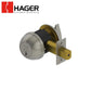 Hager - 3115 - Deadbolt - Cylinder And Thumbturn - 2-3/4" - Satin Chrome - Optional Keyway