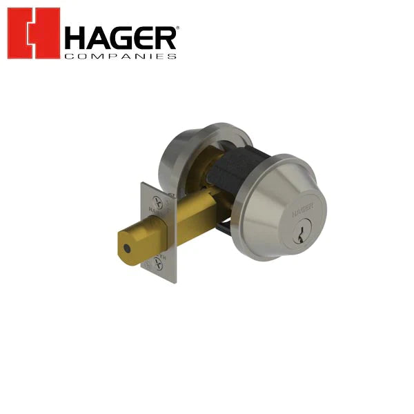 Hager - 3214 - Deadbolt - Double Cylinder - 2-3/4" - Schlage C Keyway - Optional Finish