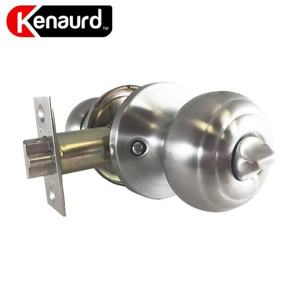 Premium Knobset Entrance Lock - Satin Chrome - UHS Hardware