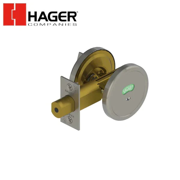 Hager - 3216 - Deadbolt - Thumbturn And Occupancy Indicator - Satin Chrome