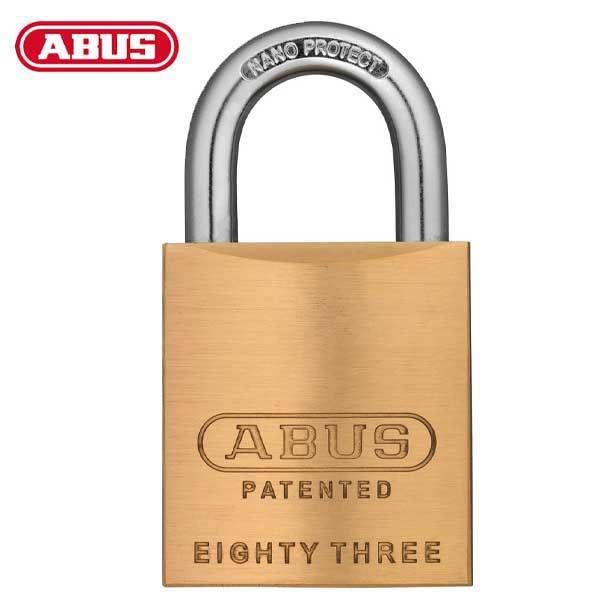 Abus - 83/45-100 - Premium Loaded Brass Padlock - S2 - Yale No. 8 - Rekeyable - 1 53/64" Width - UHS Hardware