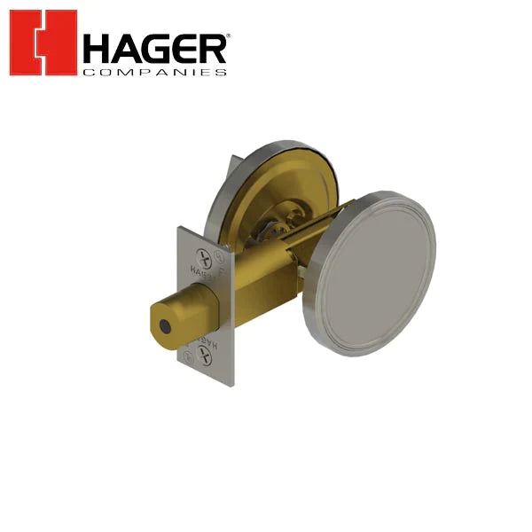 Hager - 3220 - Deadbolt - Thumbturn Only With Blank Plate - Satin Chrome