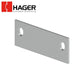 Hager - 336L - Hinge Filler Plate - Frame - 4.5" - Prime Coat