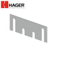 Hager - 337B - Template Hinge Shim - 4.5" - Prime Coat
