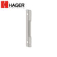 Hager - 345D - Latch Protector Plate - Satin Stainless Steel