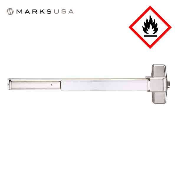 Marks USA - M9900F - Rim Panic Exit Device - 32D Satin Stainless -  36" - Grade 1 - Fire Rated - UHS Hardware