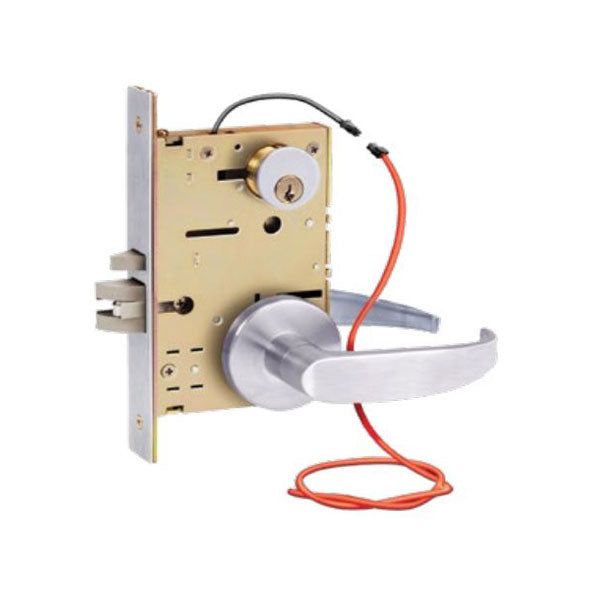 SDC - Z7850LQG - Solenoid Controlled Mortise Lock - Fail Safe - Galaxy Rose - Optional Handing - 12/24VDC - Satin Chrome - Fire Rated - Grade 1 - UHS Hardware