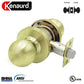 Commercial Door Knob Set - 2-3/4” Standard Backset - Polished Brass - Passage - Grade 2 - UHS Hardware