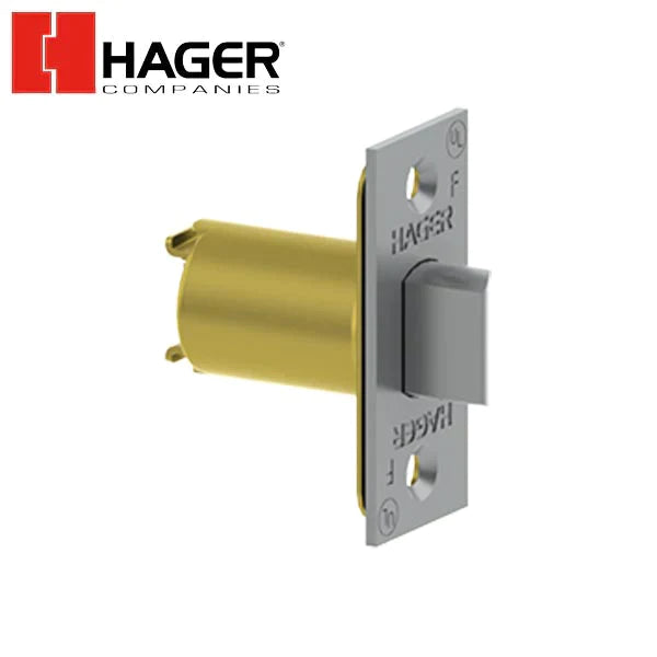 Hager - 3949 - 2-3/8" 60 mm Latchbolt - Passage Spring Latch - Satin Chrome