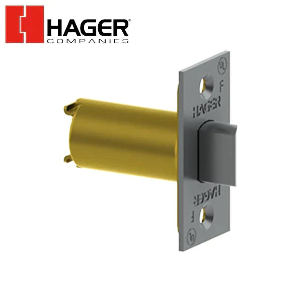 Hager - 3967 - 2-3/8" 60 mm Latchbolt - Privacy Spring Latch - Satin Chrome