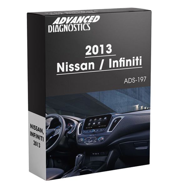 Advanced Diagnostics - ADS197 - 2013 - Nissan / Infiniti Proximity Key Software For T Code - PRO Level Only - Category A - UHS Hardware