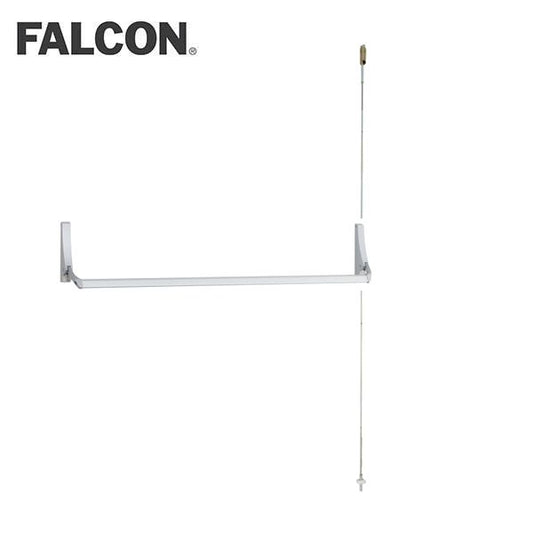 Falcon - 1992NL - Concealed Vertical Rod Crossbar Device - 44 - 689 - Satin Aluminum - Non Handed - UHS Hardware