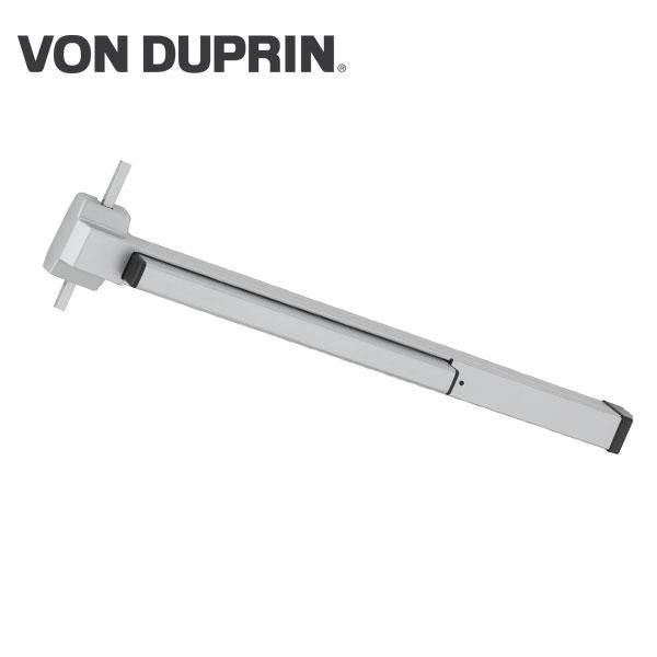 Von Duprin - 2227EO -  Surface Mounted Vertical Rod Exit Device - Exit Only - No Trim - Aluminum Finish - 3 Foot - UHS Hardware