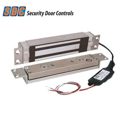 SDC - 1565ITC - Concealed Electromagnetic Shear Lock - Surface Mount - 2700lbs. - 12/24VDC - Satin Aluminum - Grade 1 - UHS Hardware