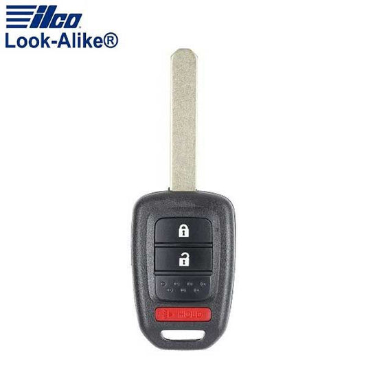 2013-2014 Honda / 3-Button Remote Head Key / PN: 35118-TY4-A00 / MLBHLIK6-1T (AFTERMARKET) - UHS Hardware