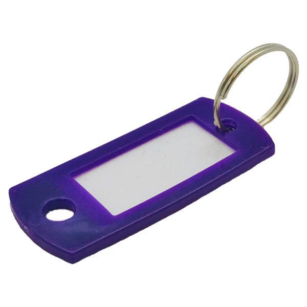 LuckyLine - 16965 - Key Tag with Ring - Dark Purple - UHS Hardware