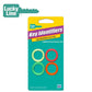 LuckyLine - 16706 - Key Identifiers - Medium - Assorted Neon (4 Pack) - UHS Hardware