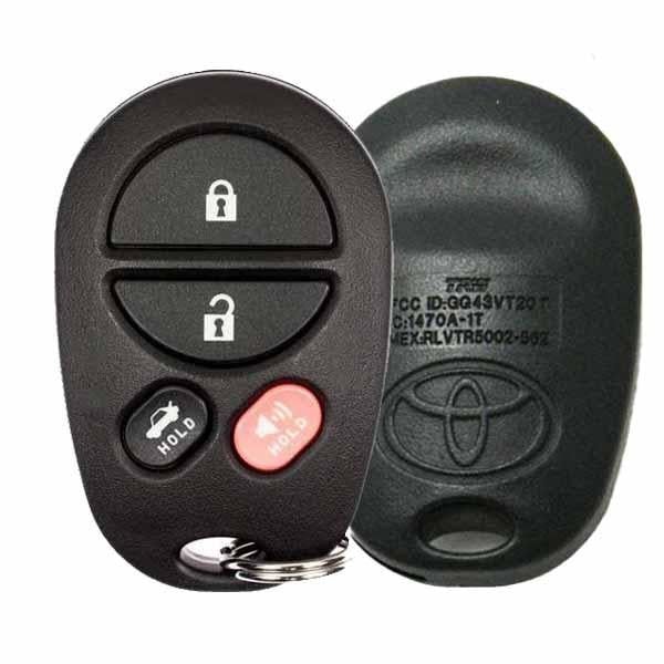 2004-2009 Toyota Avalon Solara / 4-Button Keyless Entry Remote Pn: 89742-07020 Gq43Vt20T (Oem)