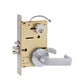 SDC - Z7852LQE - Solenoid Controlled Mortise Lock - Fail Secure - Eclipse Rose - Left Hand - 12/24VDC - Satin Chrome - Fire Rated - Grade 1 - UHS Hardware