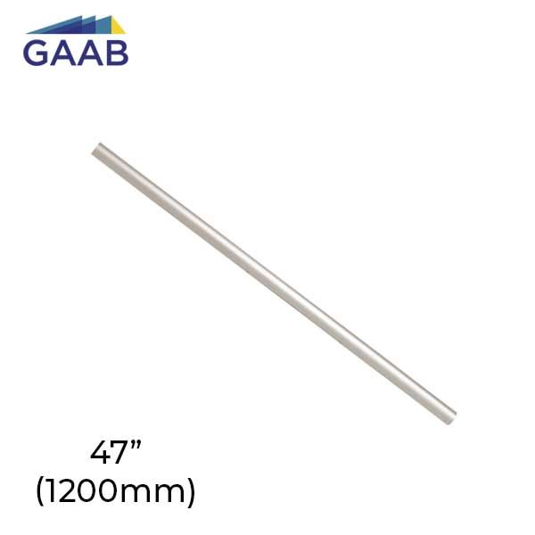 GAAB - T005-09 - Crossbar Tube - 47" (1200mm) - Satin Chrome (Tube Only) - UHS Hardware