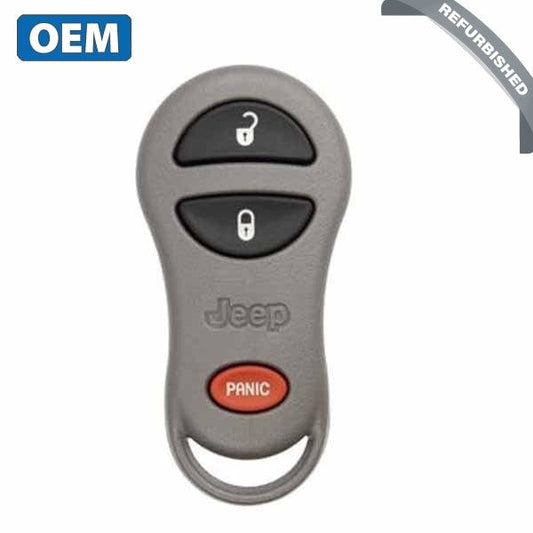 1999-2004 Jeep Cherokee / Grand Cherokee / 3-Button FOB Keyless Entry Remote / PN: 56036859 / 56036860 / GQ43VT9T/ (OEM) - UHS Hardware