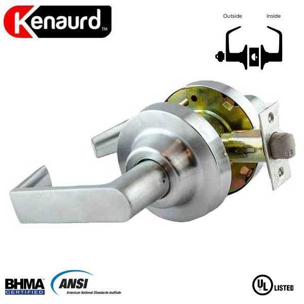 Commercial Lever Handle - 2-3/4” Standard Backset - Satin Chrome - Classroom - Grade 1 - UHS Hardware