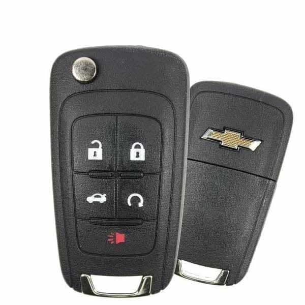 2012-2013 Chevrolet Camaro / Cruze 5-Button Flip Key Pn: 13504199 Avl-B01T2Ac (Oem)