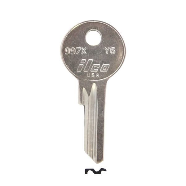 997X-Y6 YALE Key Blank - 5 Pin or Disc - ILCO - UHS Hardware