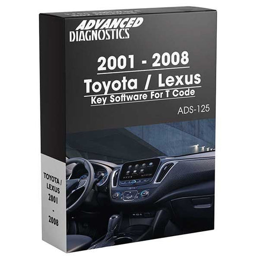 Advanced Diagnostics - ADS125 - 2001-2008 - Toyota / Lexus Key Software For T Code - Category A - UHS Hardware