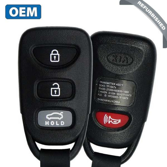 2010-2013 Kia Optima / 4-Button Keyless Entry Remote / PN: 95430-2T000 / NYOSEKS-TF10ATX (OEM) - UHS Hardware