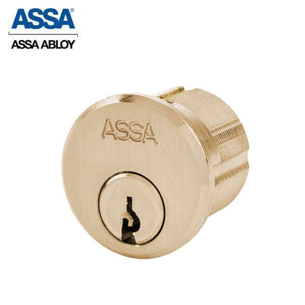 ASSA - MAX+ / Maximum + Security Mortise Cylinder - Adams Rite Cam - 1-1/4" - 612 - Satin Bronze - UHS Hardware