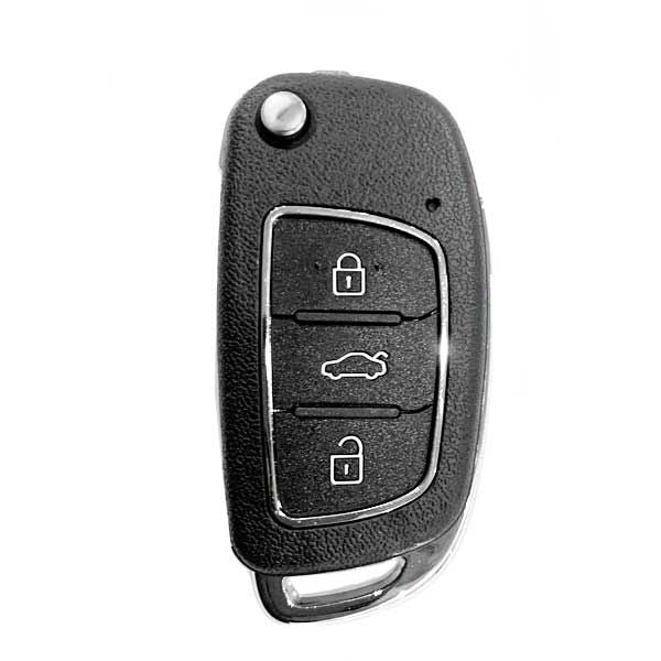 KEYDIY - Hyundai Style - 3-Button Flip Key Blank - Black (KD-B16) - UHS Hardware