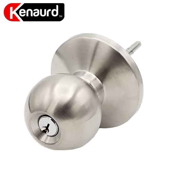 Commercial Trim Knob For Push Bar / Exit Device - 2-3/4” Standard Backest - Satin Chrome - Entrance - Grade 2 - UHS Hardware