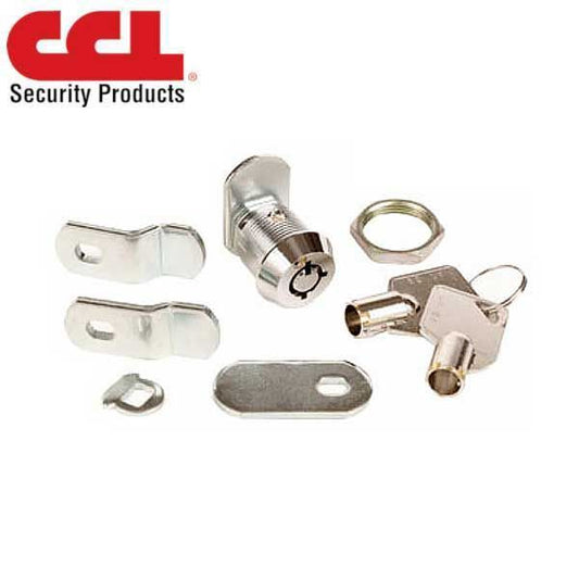 CCL - C-510-S - Die Cast Tubular Cam Lock - 23/32" - US26D - KA-A0001 - UHS Hardware