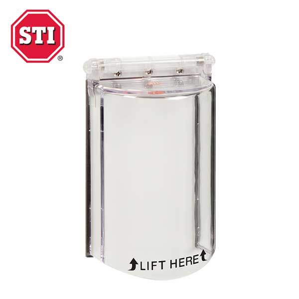 STI - 6518 - Bopper Stopper - Protective Cover - Polycarbonate - Clear - UL Listed - UHS Hardware