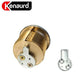 High Security - Mortise Cylinder - 1" - US3 - Polished Brass - UHS Hardware