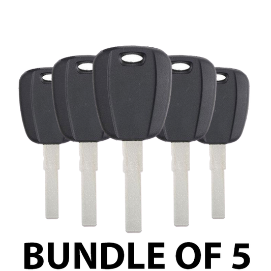 5 x 2015-2019 Jeep Renegade Fiat 500X - SIP22 Transponder Key - (48 AES Chip) (BUNDLE OF 5) - UHS Hardware